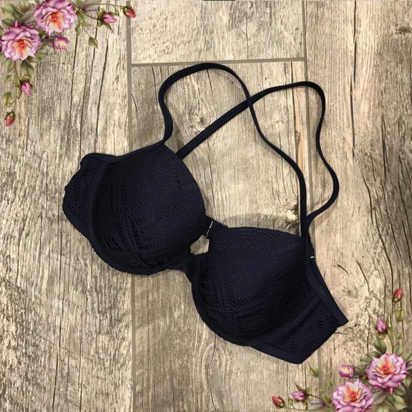 aerie Other - 🌺 3/25$ Navy blue push up Bikini top